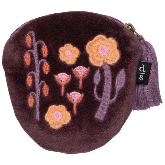 Petal Power Embroidered Coin Purse