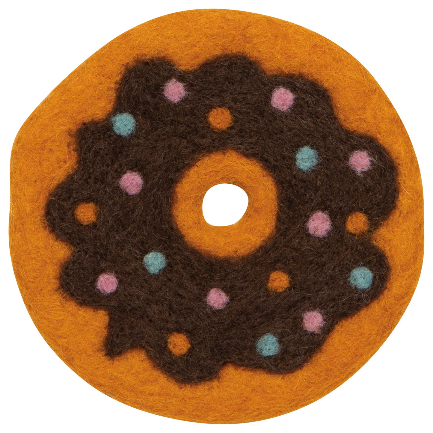 Donuts Felt Coasters Set of 4 Assorted