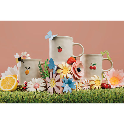 Strawberry Embossed Mug
