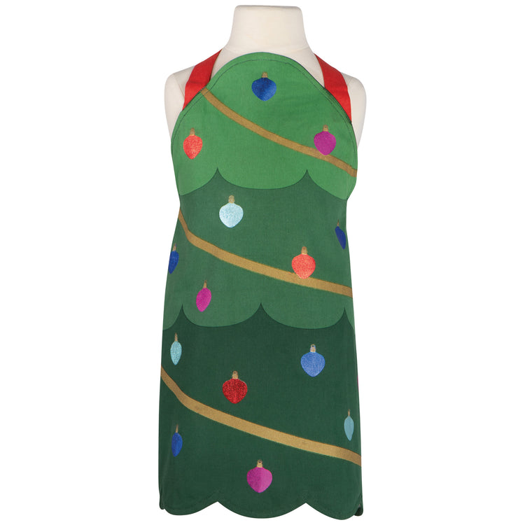 Xmas Tree Christmas Daydream Kids Apron and Hat Set