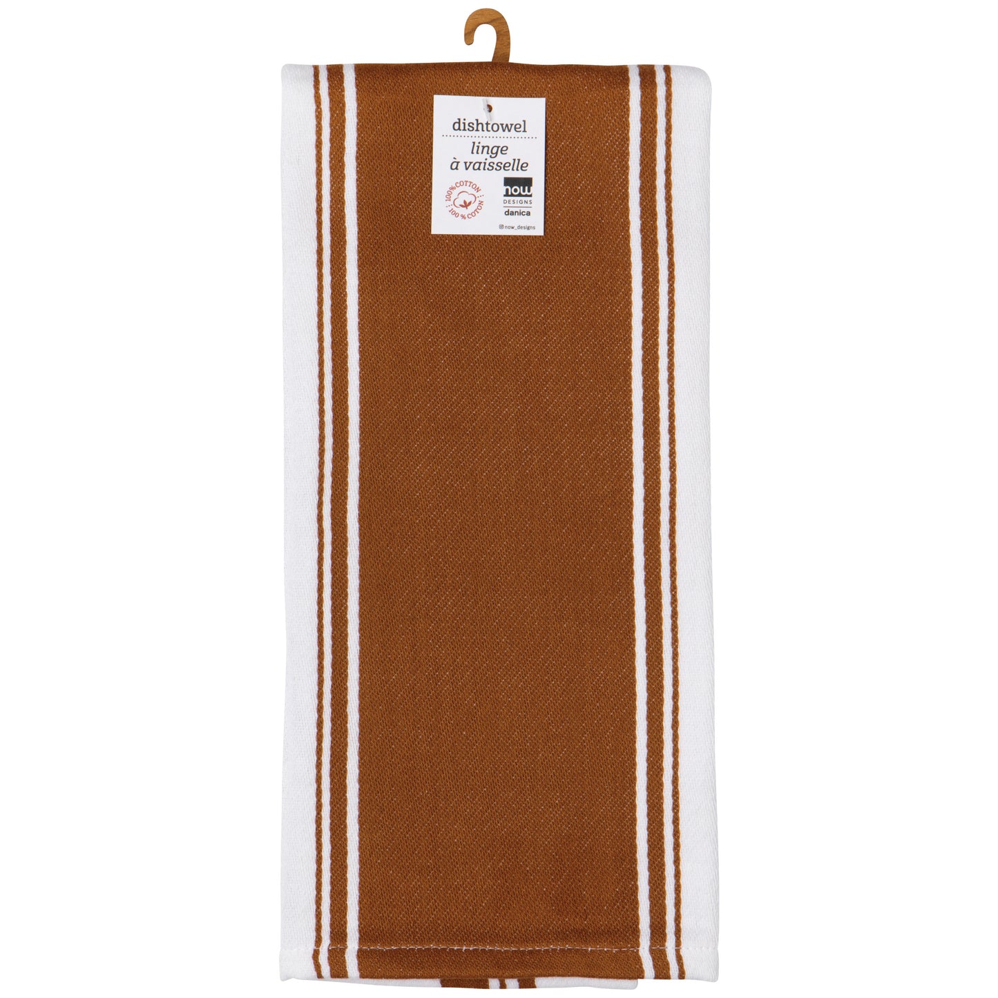 Symmetry Chestnut Brown Dishtowel