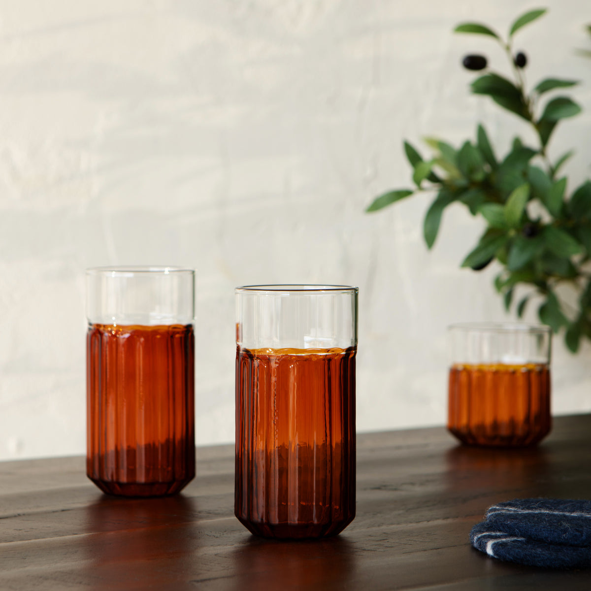Channel Glass 14 oz - Amber