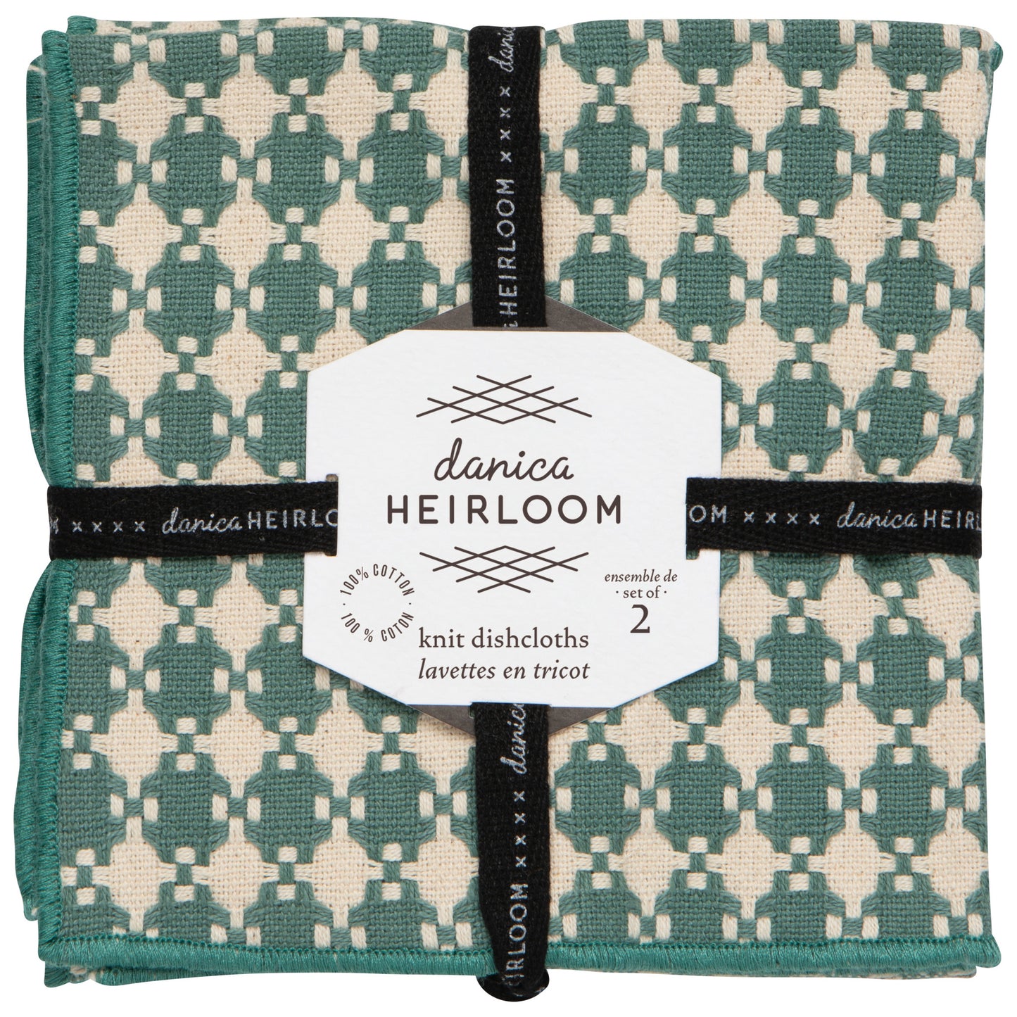 Lagoon Assorted Woven Dishcloth Set of 2