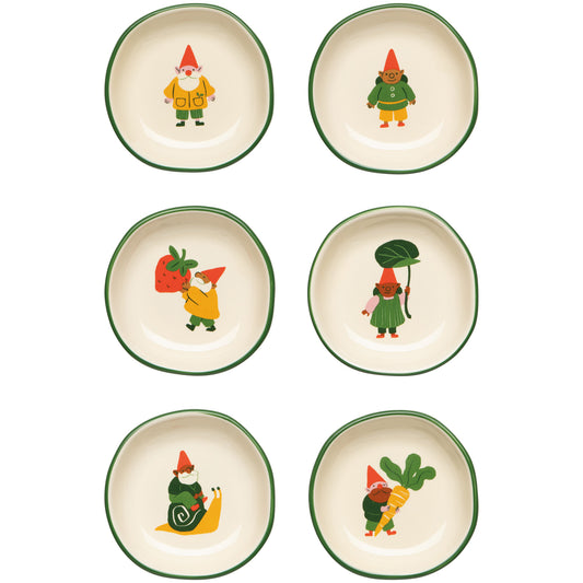 Gnome Grown Pinch Bowls Set of 6 Assorted