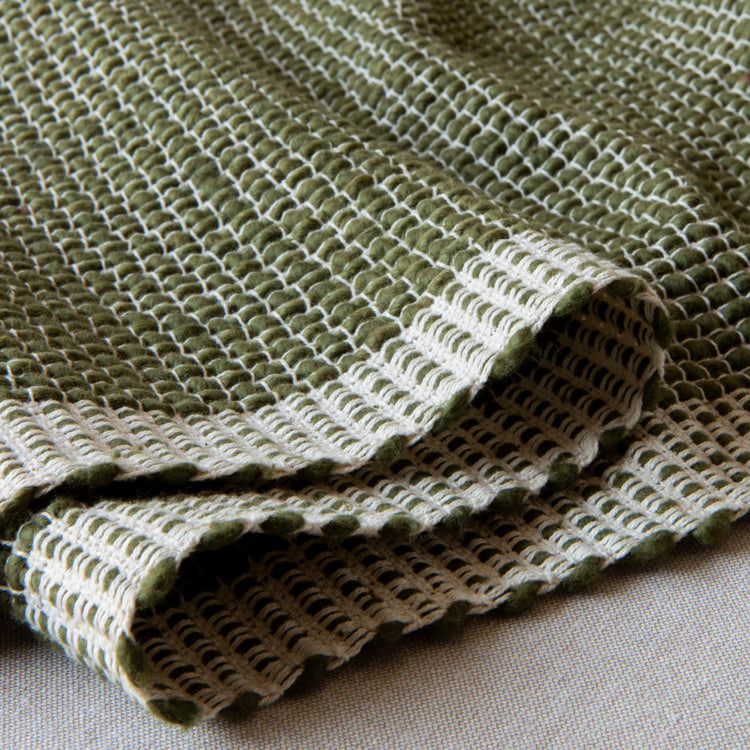 Lattice Table Runner - Olive Branch