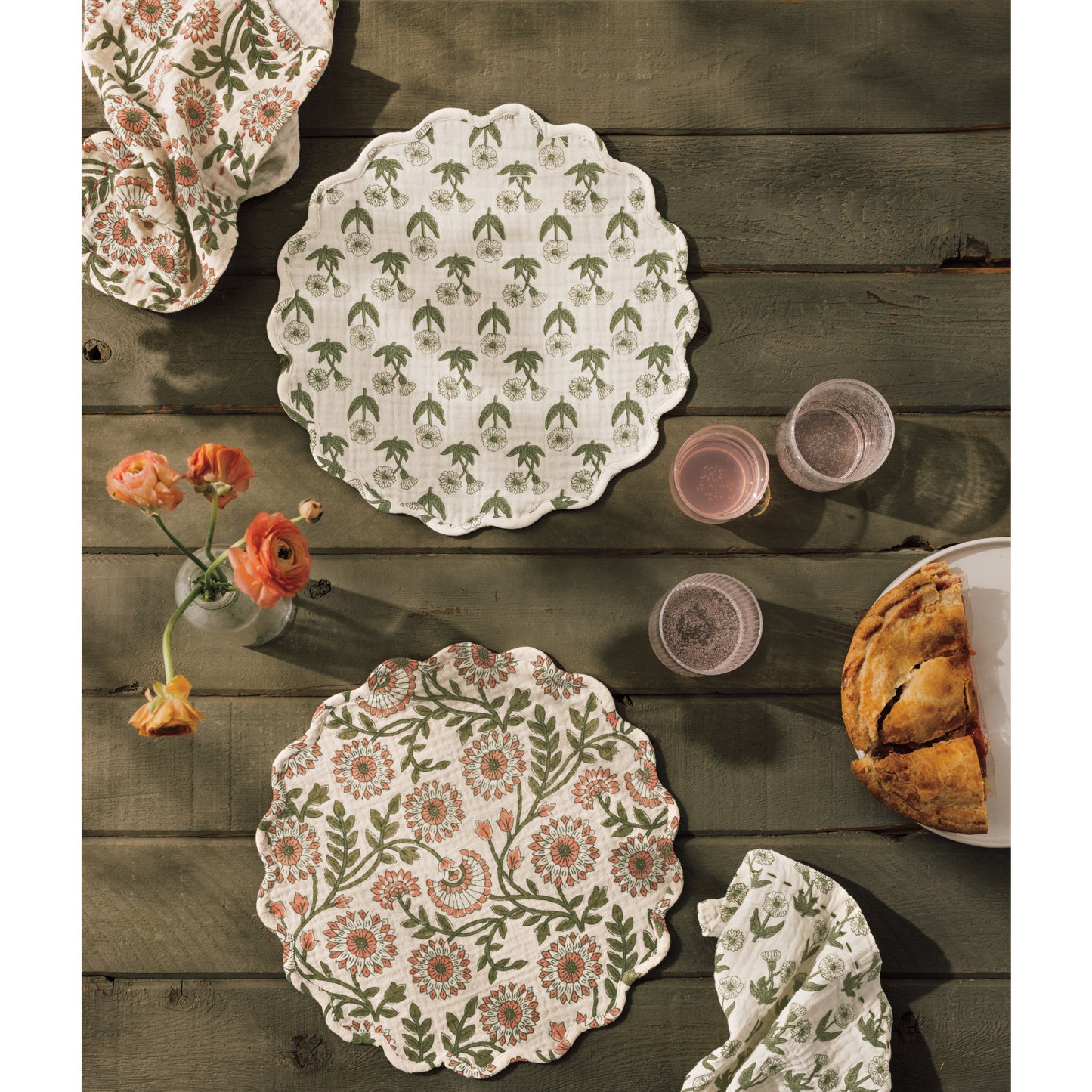 Bloom Double Weave Napkins Set of 4