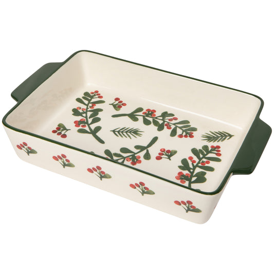 Winterberry Christmas Baking Dish