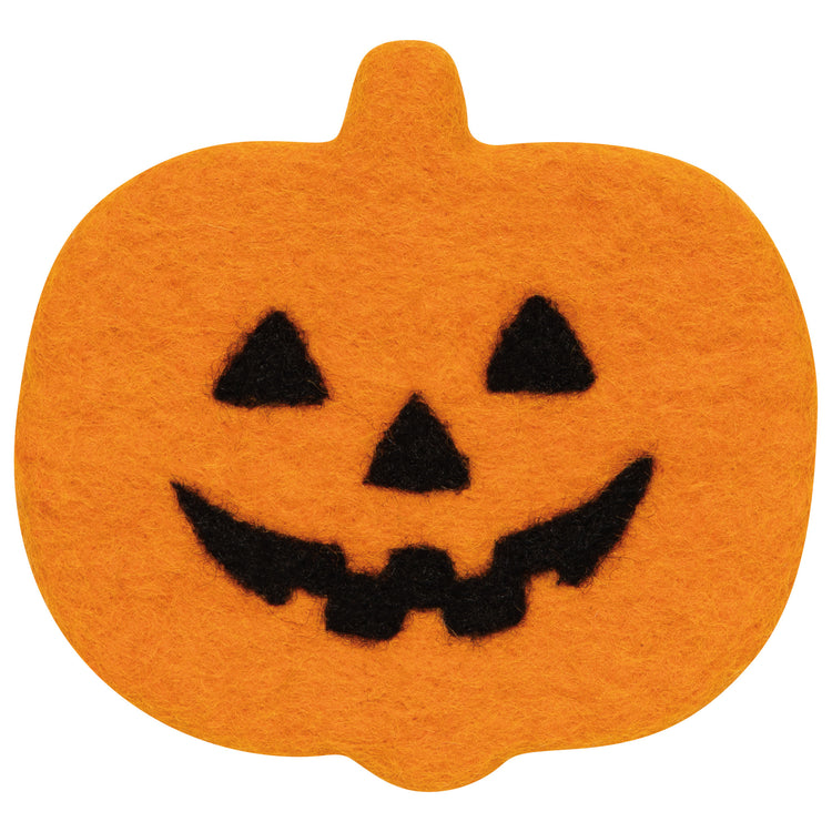 Boo Crew Halloween Felt Wool Coaster Set of 4