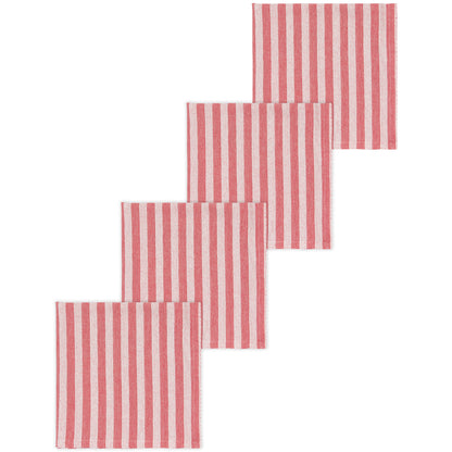 Peppermint Stripe Napkins Set of 4