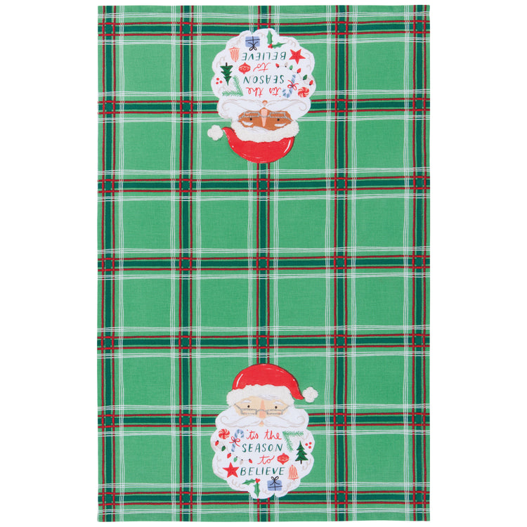 Santa Beard Decorative Dishtowel