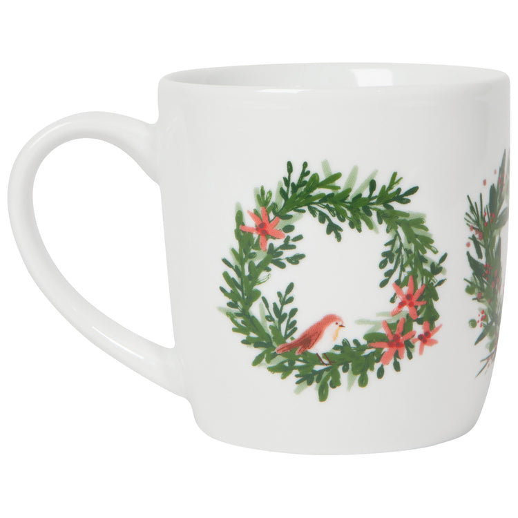 Wreaths Porcelain Mug