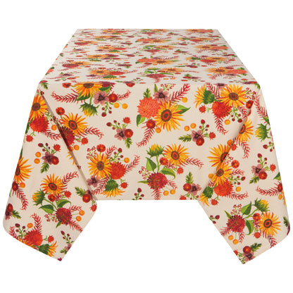 Sunflower Splendor Tablecloth 60 X 120 inch