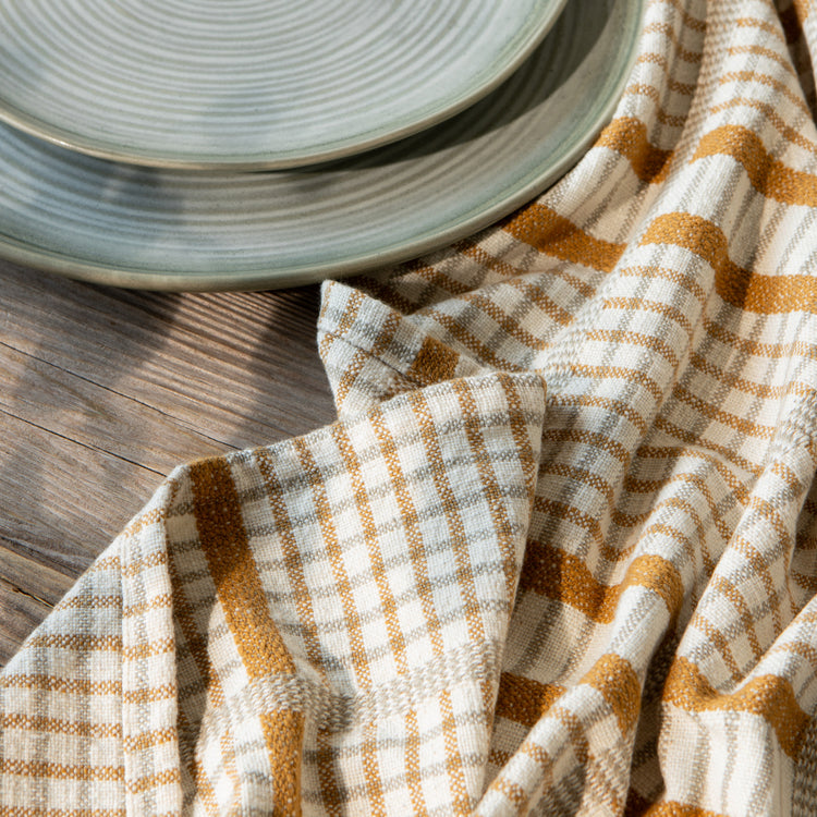 Saffron Finley Check Dishtowels Set of 2