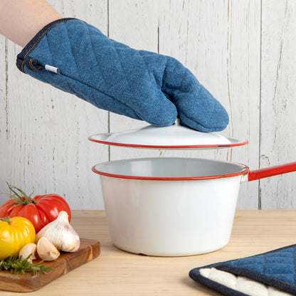 Superior Denim Stone Wash Oven Mitt