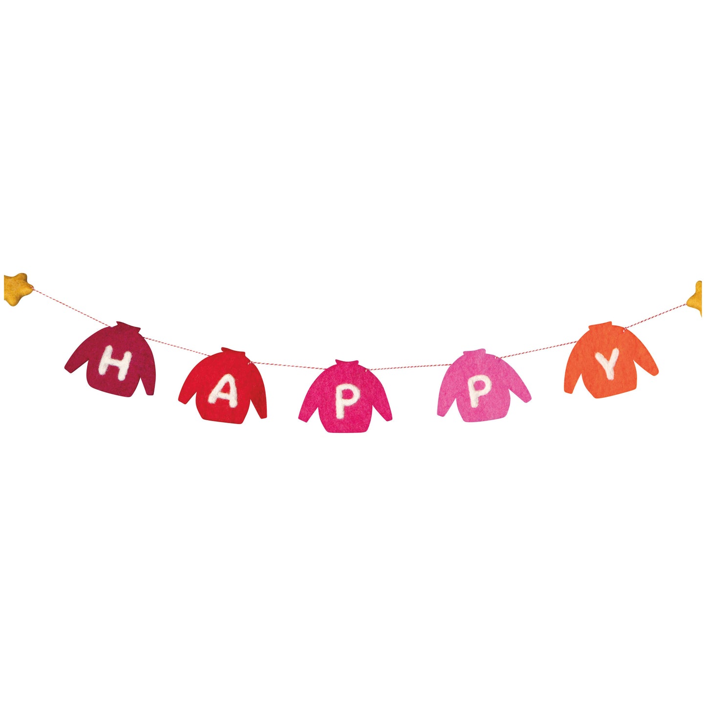 Happy Holidays Felt Garland