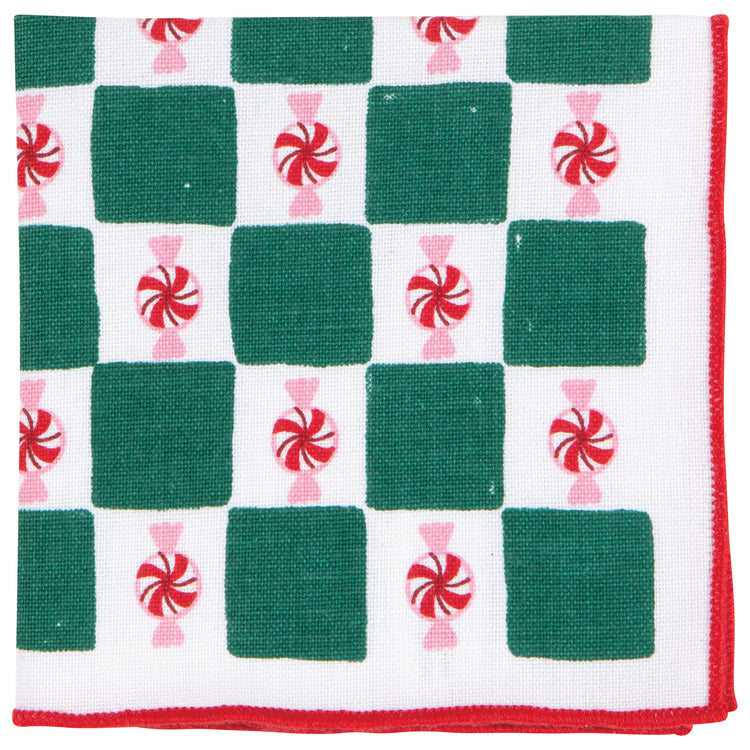 Tiny Traditions Christmas Printed Cocktail Napkins Set of 4 Assorted