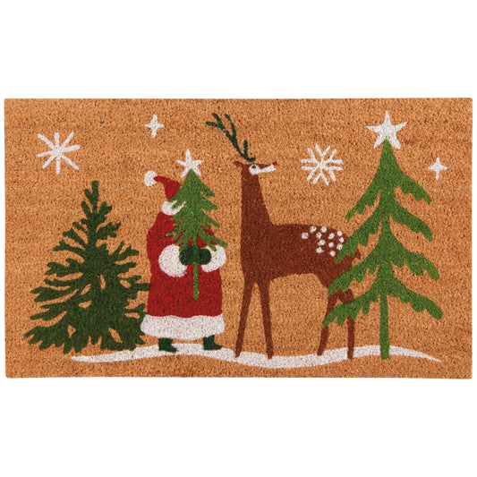 Santa's Reindeer Doormat