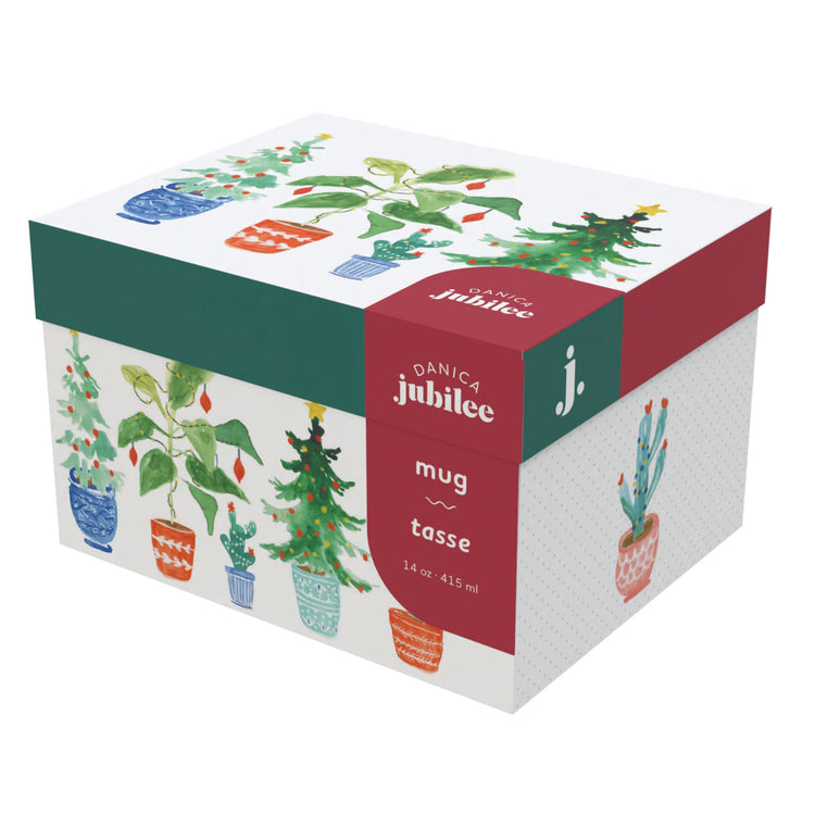 Jingle Plants Christmas Mug in a Box