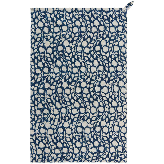 Vinebloom Block Print Dishtowel