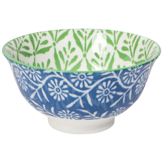 Green Leaf Stamped Bowl 3.5 Inch