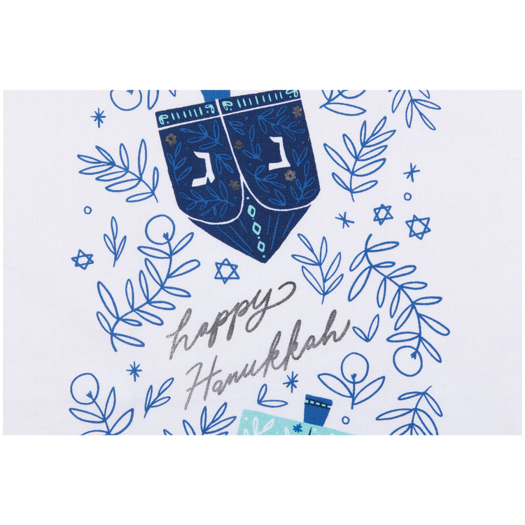 Dreidels Hanukkah Dishtowel