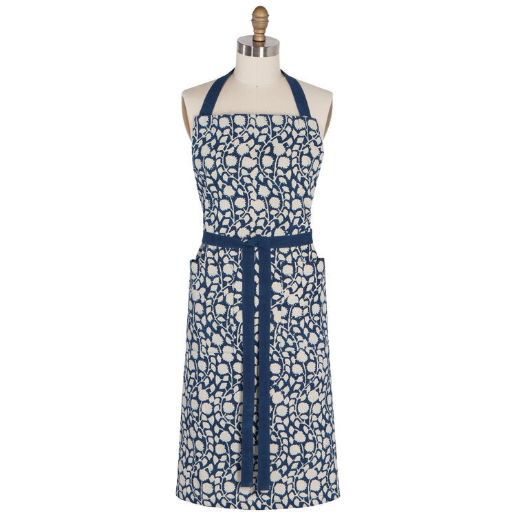 Vinebloom Block Print Apron