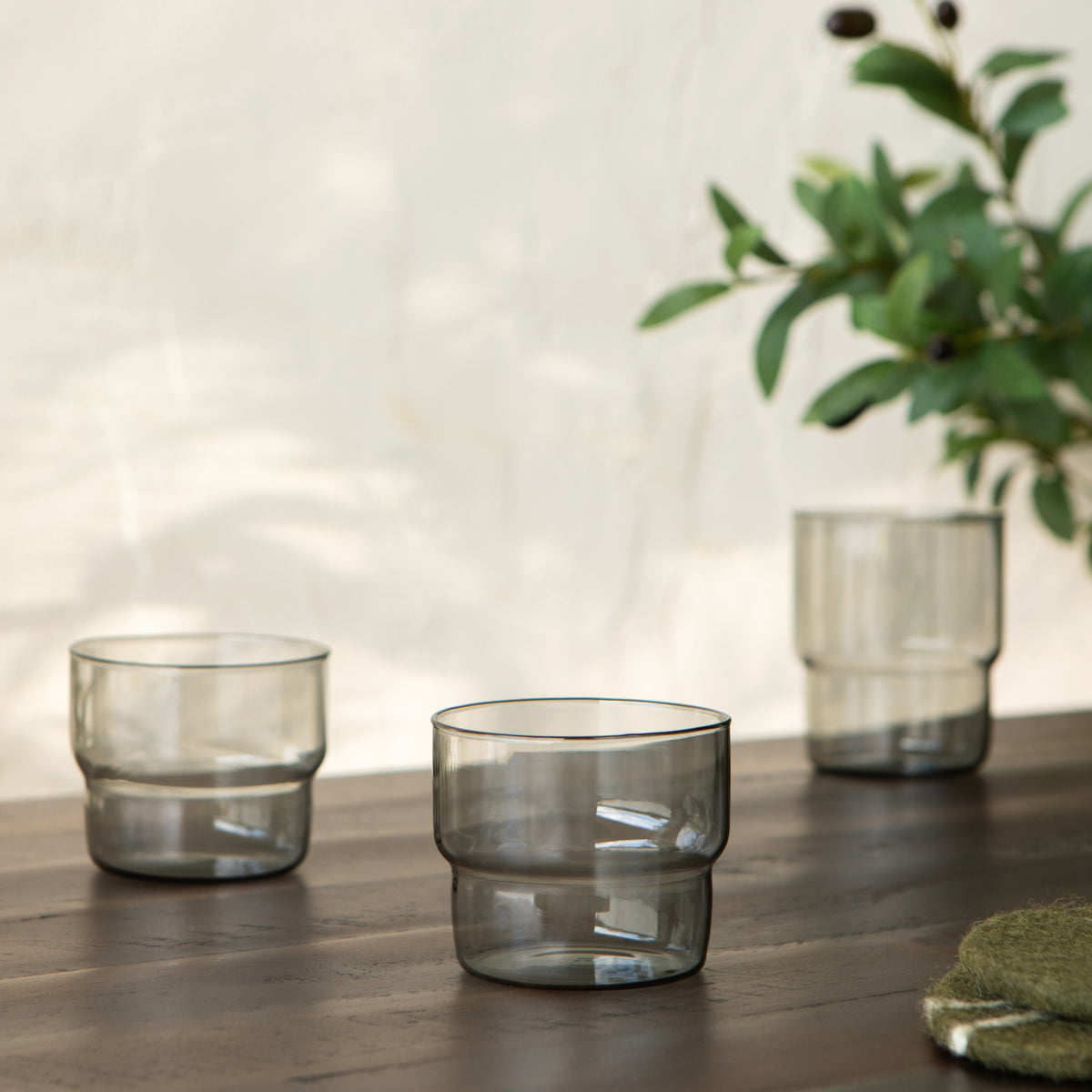 Stackable Juice Glass 9 oz - Smoke
