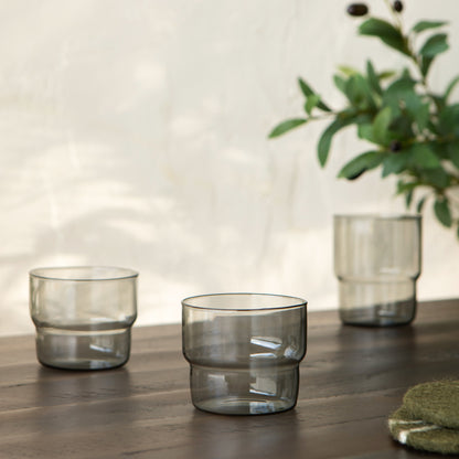 Stackable Juice Glass 9 oz - Smoke