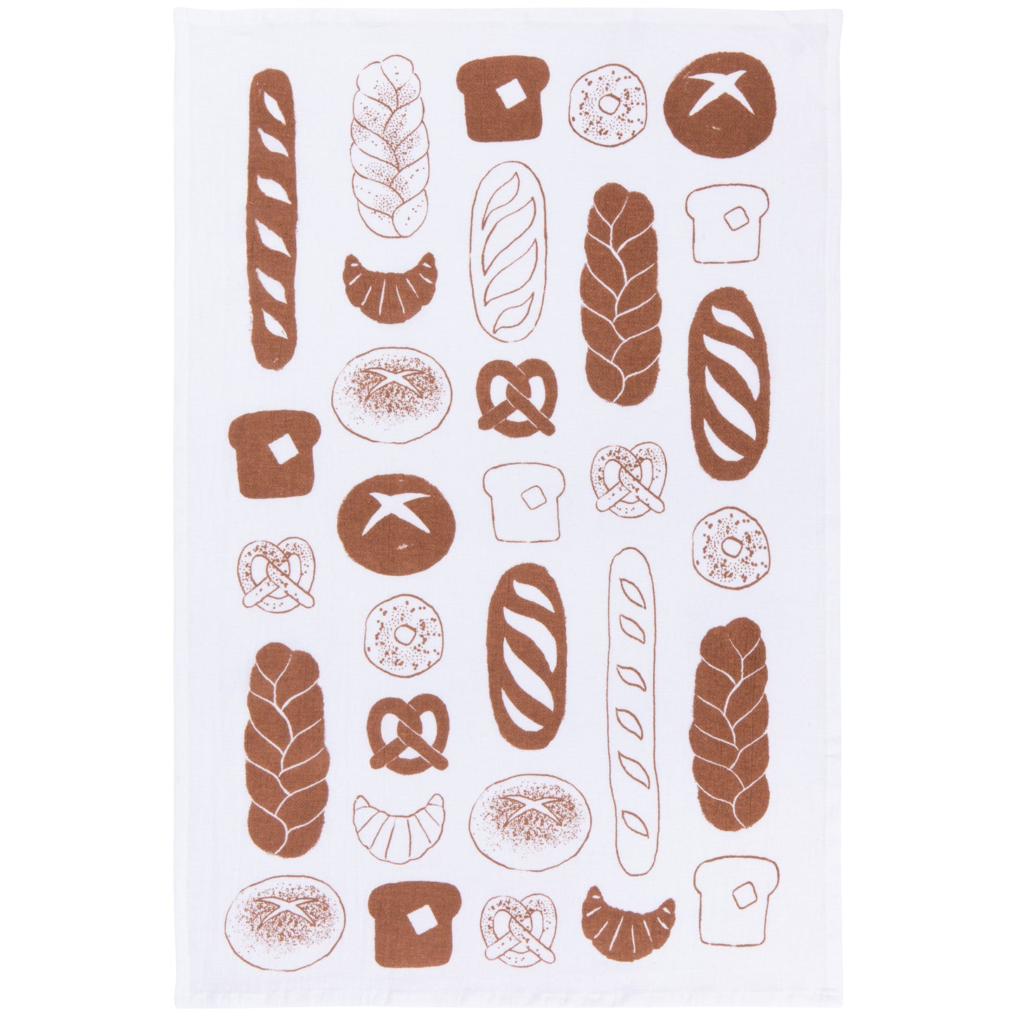 Boulangerie-Chestnut Printed Floursack Dishtowel Set