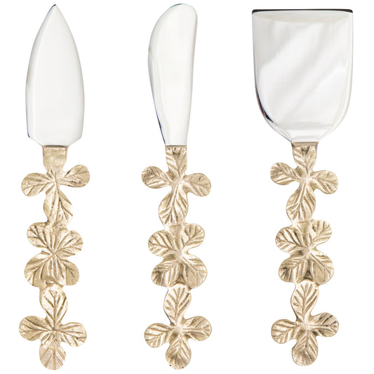 Clover Cheese Knives Set of 3