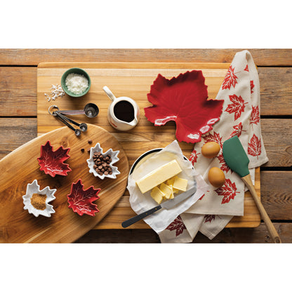 Maple Leaf Pinch Bowls Set of 6