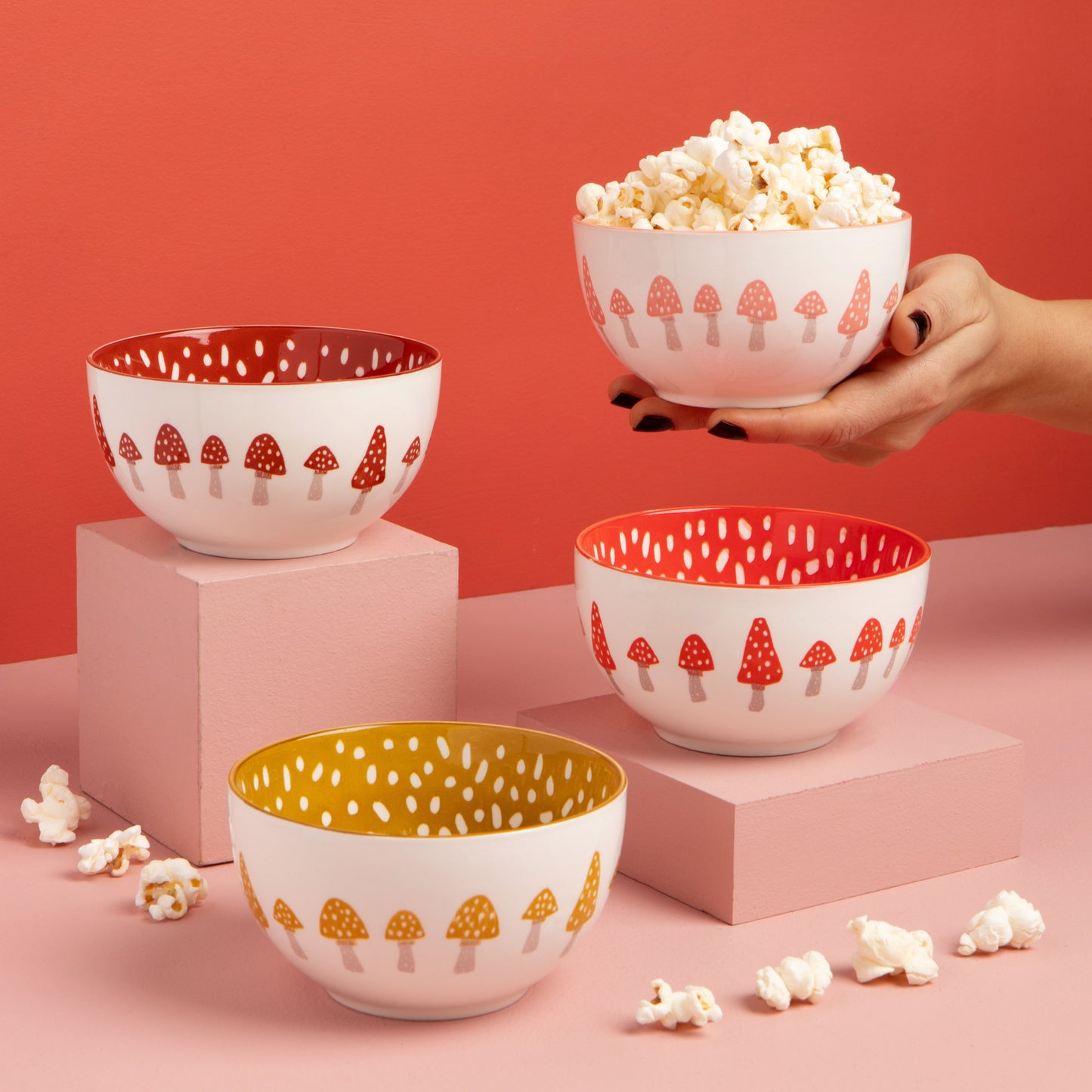 Toadstool Bowls Set of 4