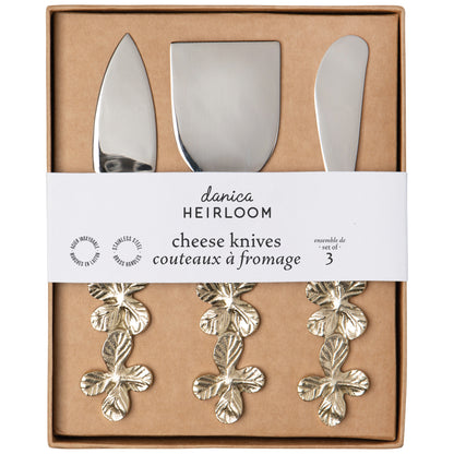 Clover Cheese Knives Set of 3