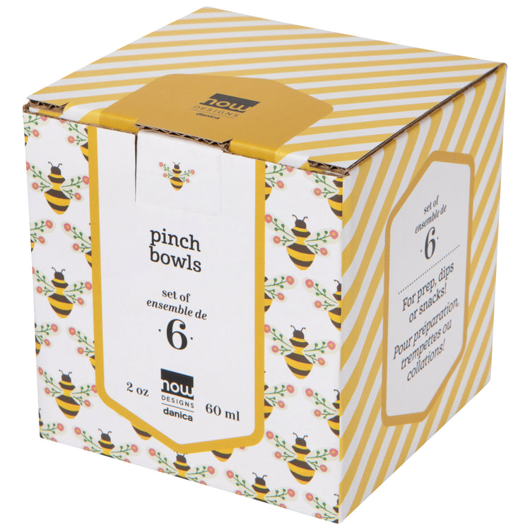 Bee Garden Pinch Bowls Set of 6