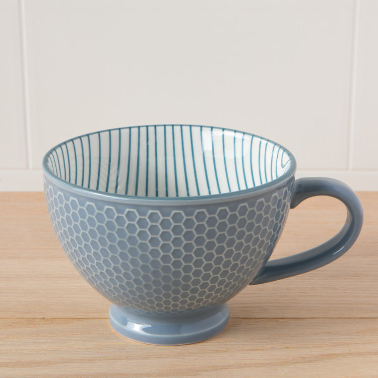 Slate Blue Latte Mug