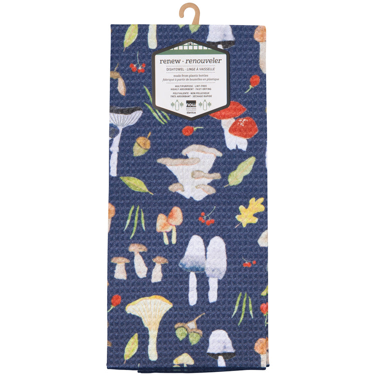 Field Mushrooms Recycled Microfibre Dishtowel
