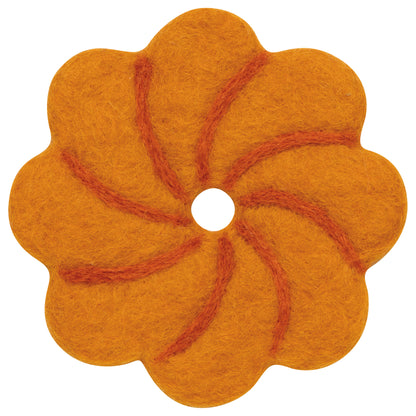 Donuts Felt Coasters Set of 4 Assorted