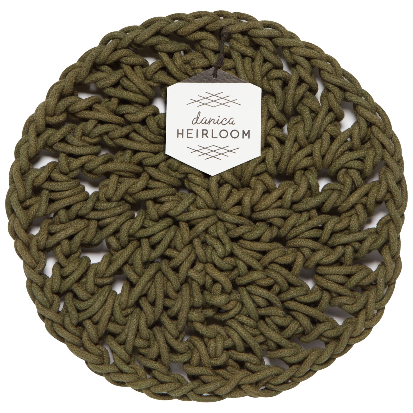 Olive Branch Knotted Trivet