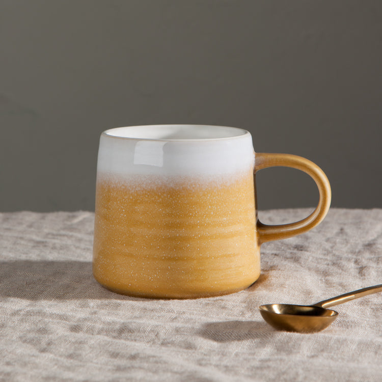 Mineral Ochre Reactive Glaze Mug