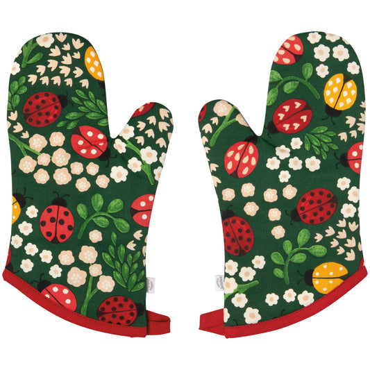 Ladybugs Mitts Set of 2
