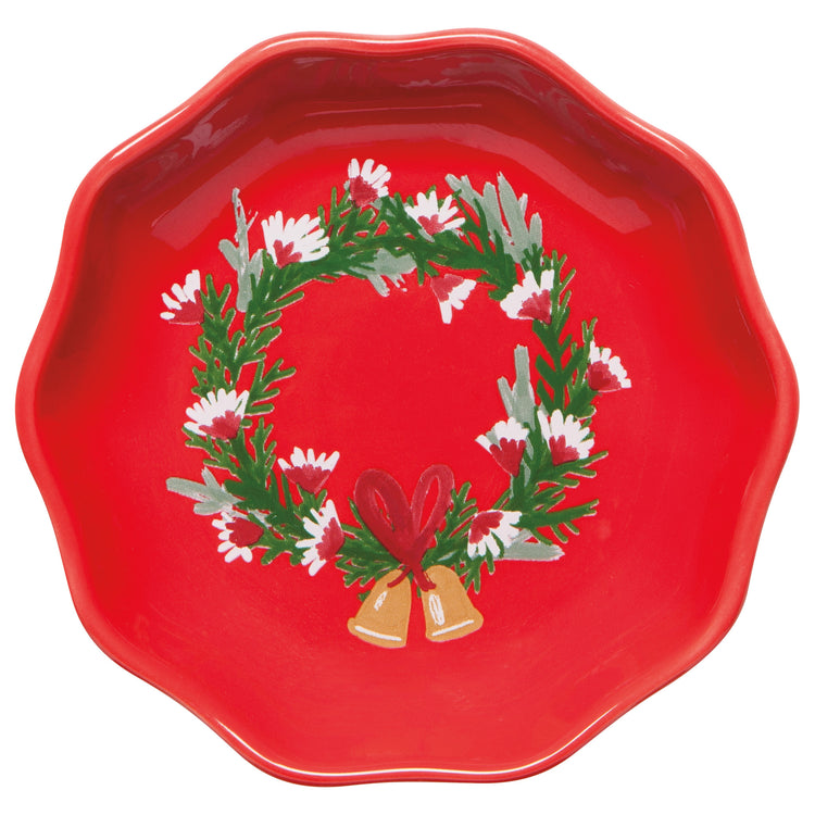 Wreaths Shaped Pinch Bowls Set of 6