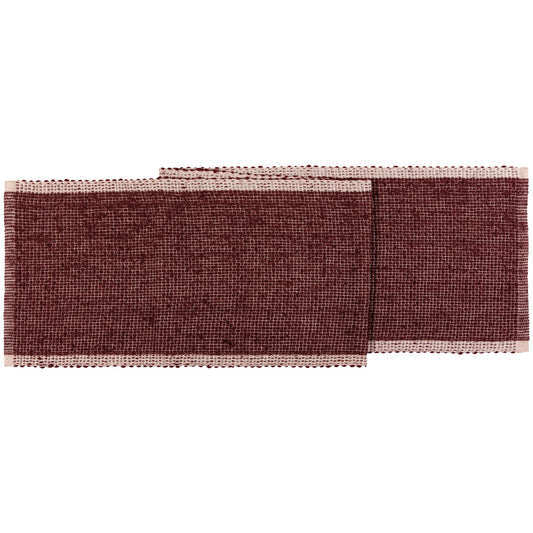 Lattice Table Runner - Garnet