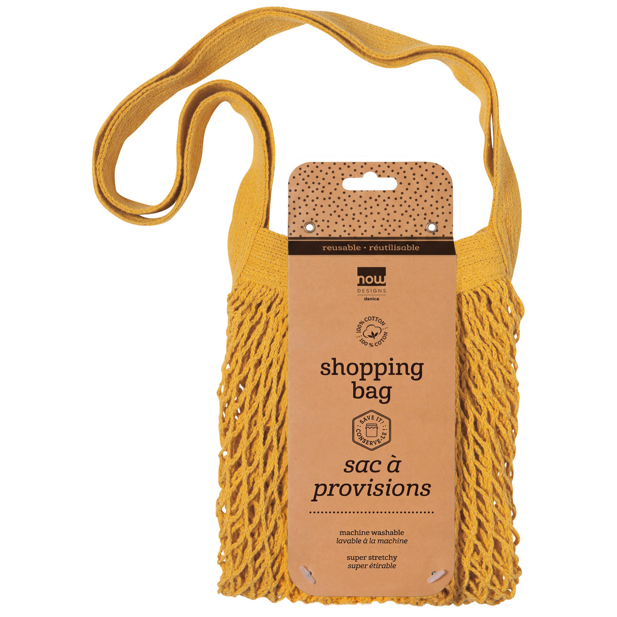 Le Marche Gold Net Shopping Bag