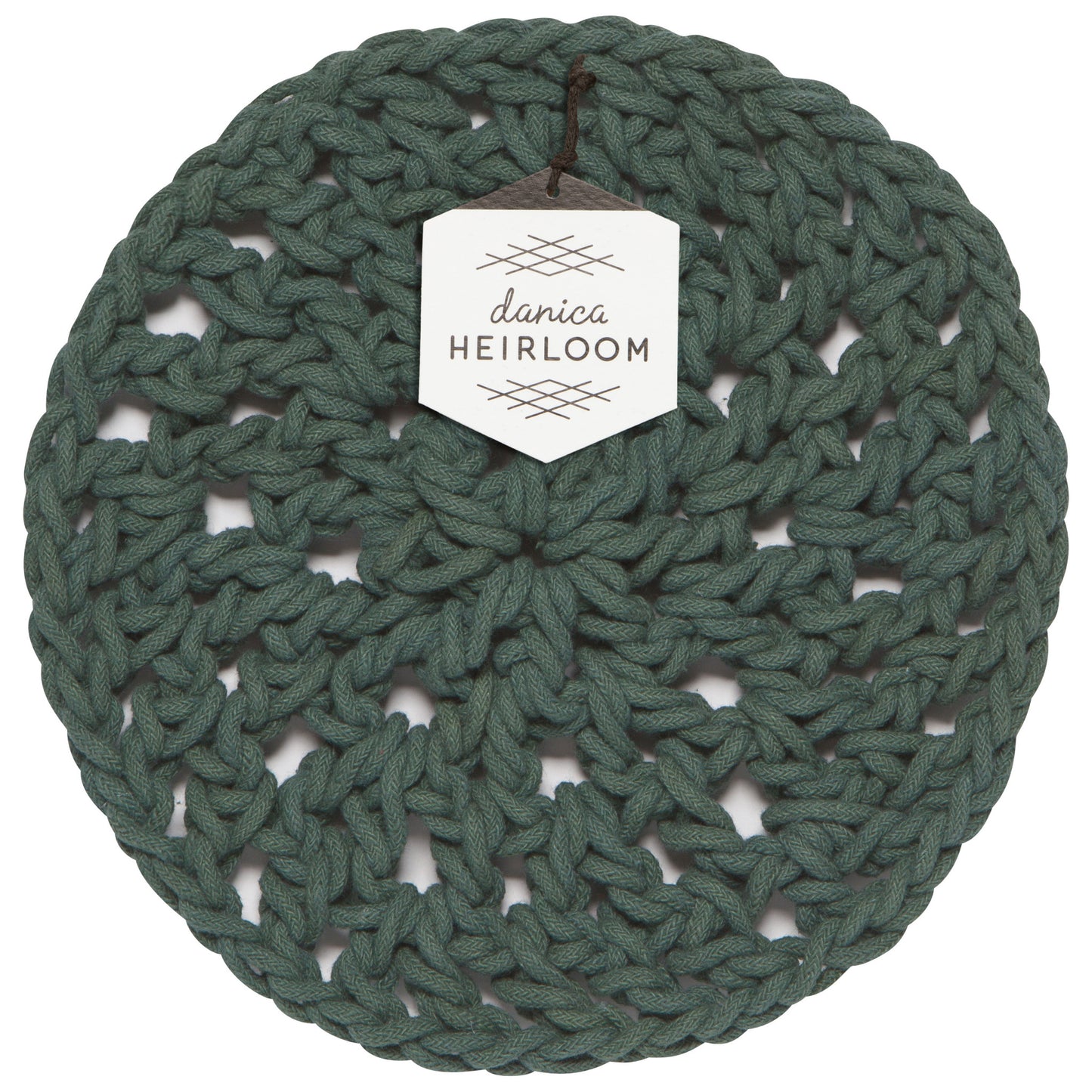 Jade Green Knotted Trivet