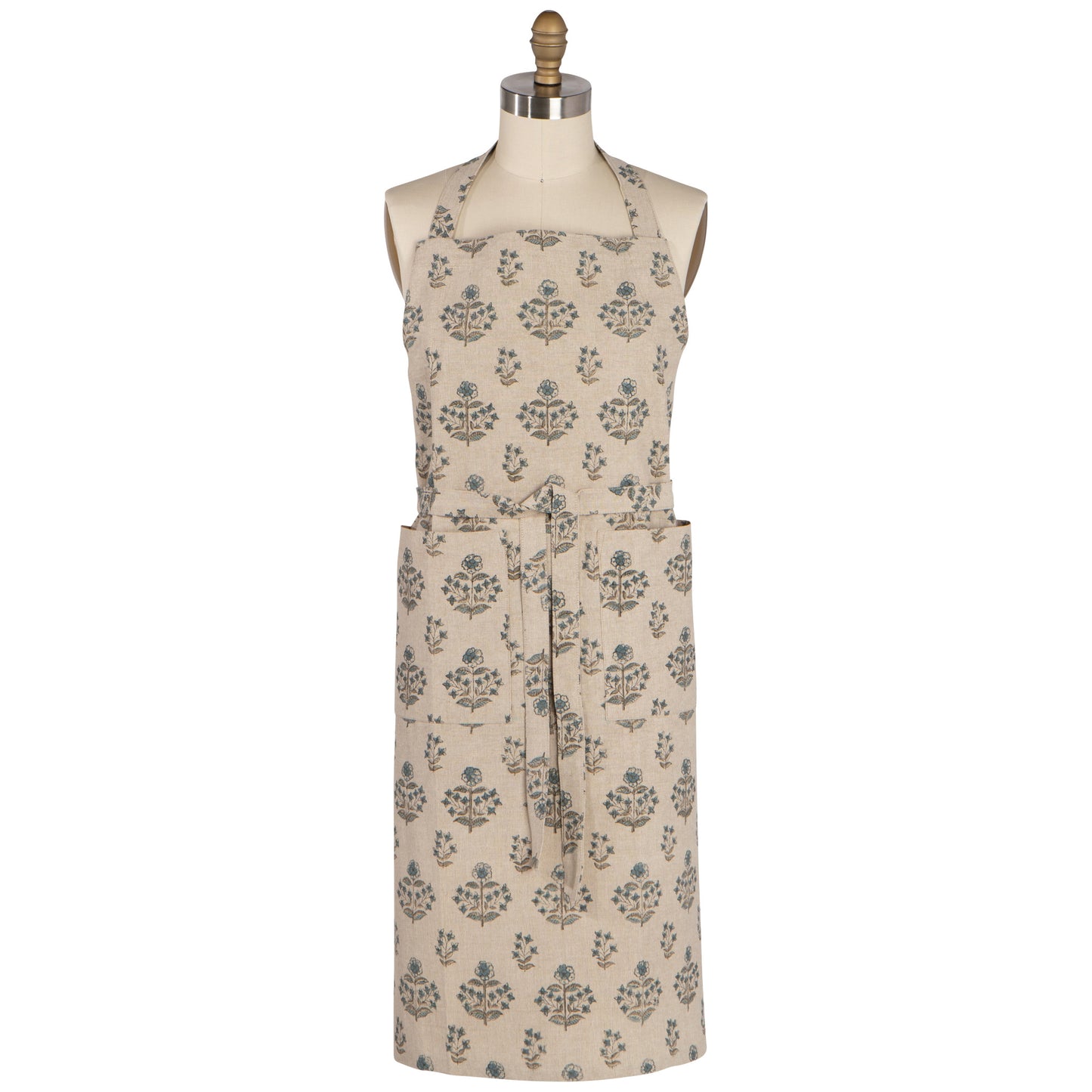 Salvia Block Print Apron