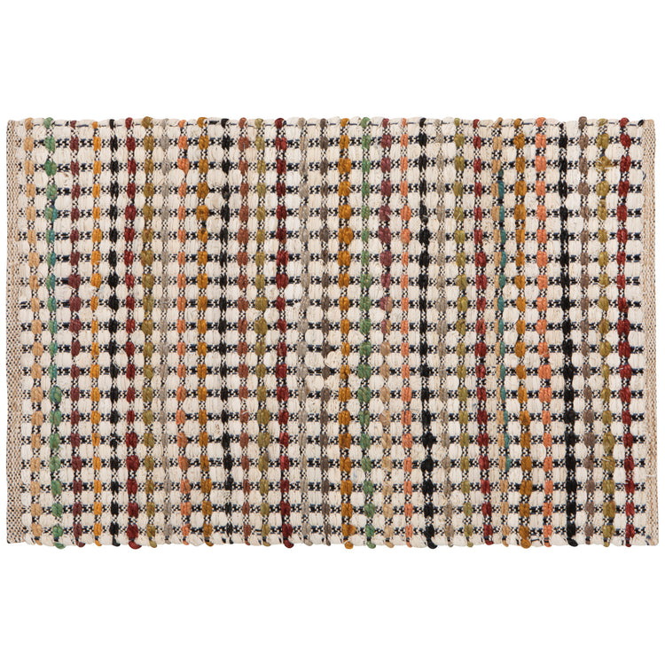 Stipple Cotton Chindi Rug 2 x 3 ft