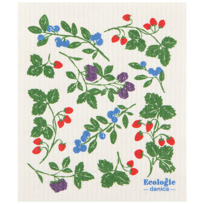 Berry Bramble Swedish Dishcloth