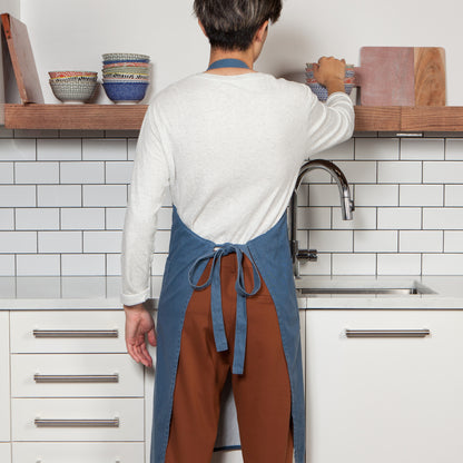 Midnight Blue Stonewash Apron