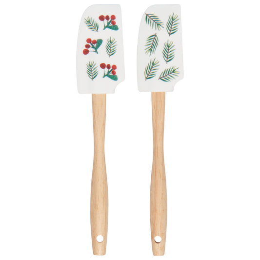 Winterberry Mini Silicone Spatulas Set of 2