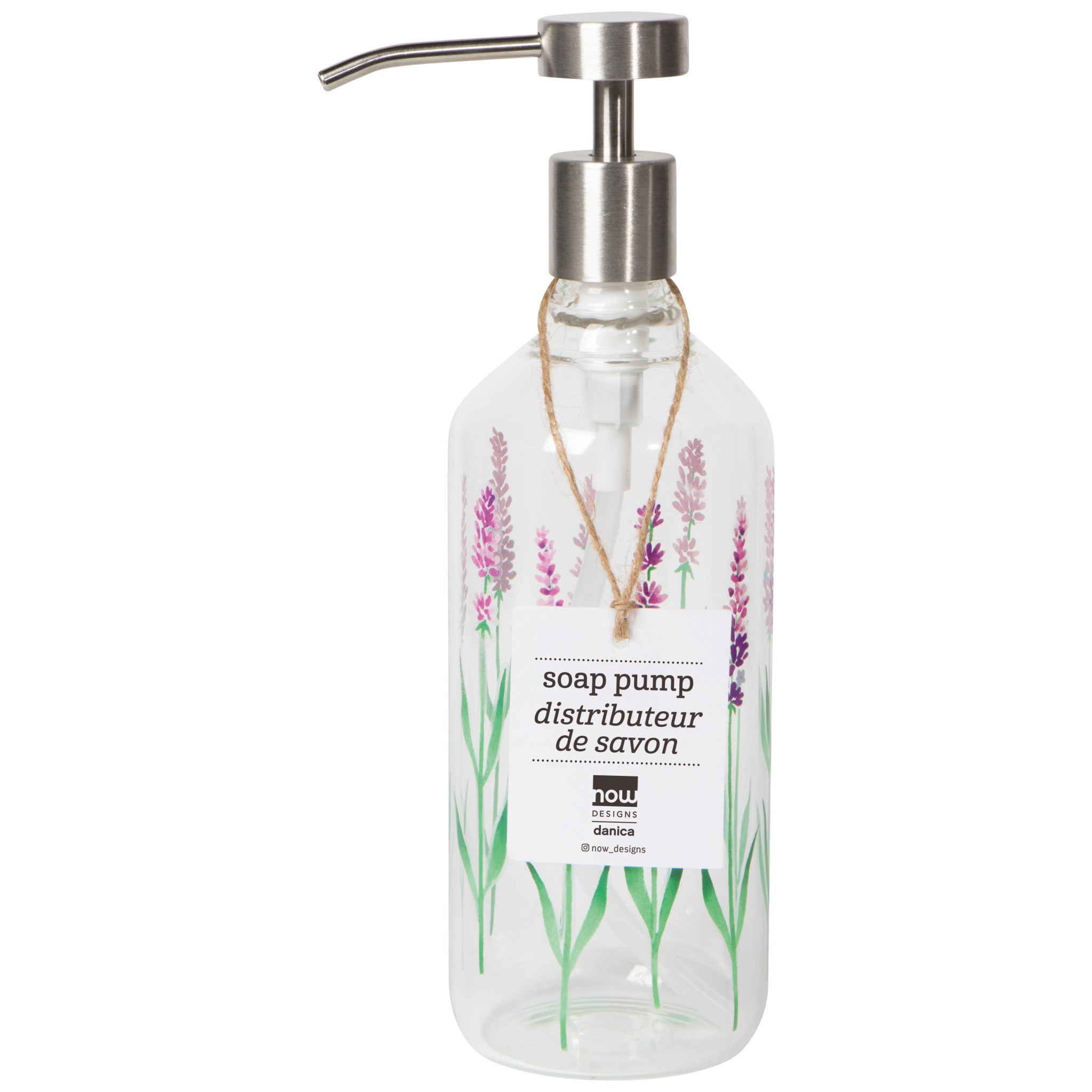 Lavender Glass Soap Pump – Danica Brands